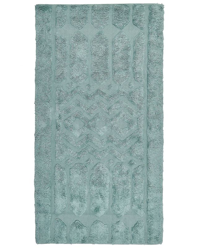 Dywan bawełniany 80 x 150 cm miętowy Sirnak 1 szt.