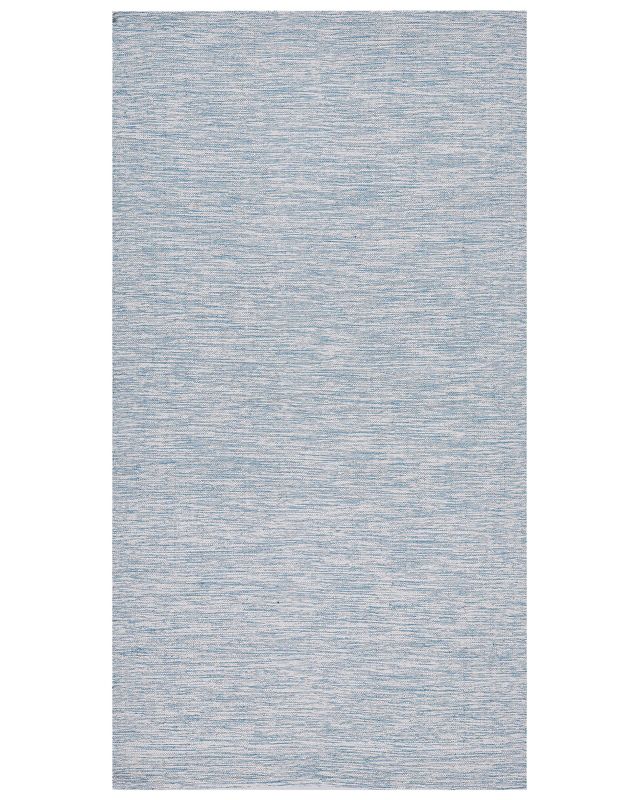 Dywan bawełniany 80 x 150 cm niebieski Derince 1 szt.