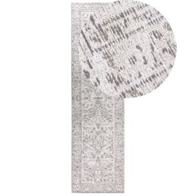 Dywan bawełniany 80 x 300 cm beżowy Sellik 1 szt.