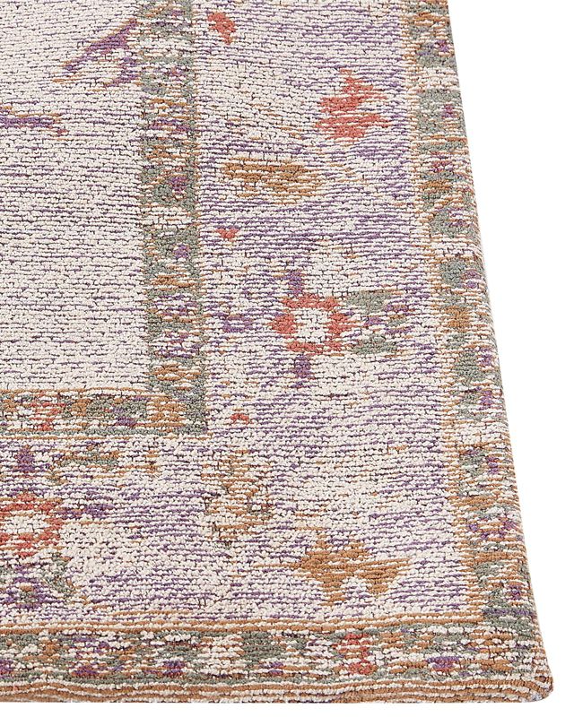 Dywan bawełniany 80 x 300 cm beżowy Yanoba 1 szt.