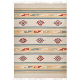 Dywan bawełniany kilim 200 x 300 cm wielokolorowy Aparan 1 szt.
