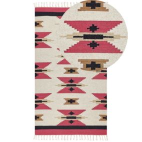 Dywan bawełniany kilim 80 x 150 cm wielokolorowy Garni 1 szt.