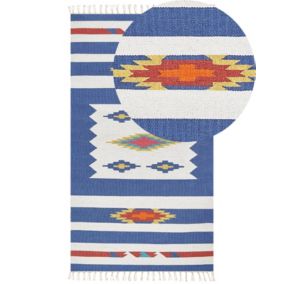 Dywan bawełniany kilim 80 x 150 cm wielokolorowy Varser 1 szt.