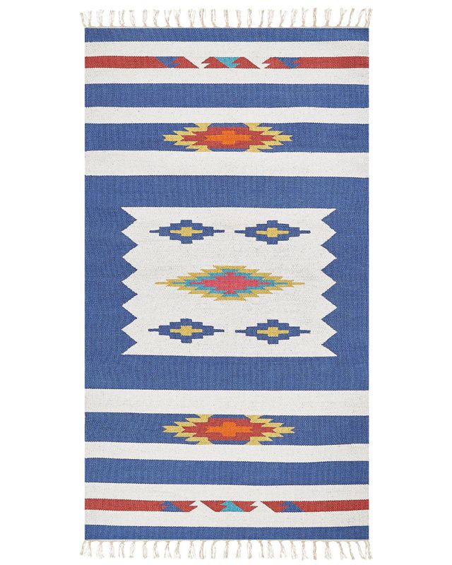 Dywan bawełniany kilim 80 x 150 cm wielokolorowy Varser 1 szt.