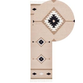 Dywan bawełniany kilim 80 x 300 cm wielokolorowy Berdik 1 szt.