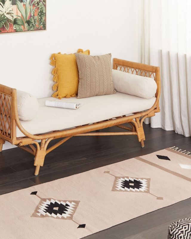 Dywan bawełniany kilim 80 x 300 cm wielokolorowy Berdik 1 szt.