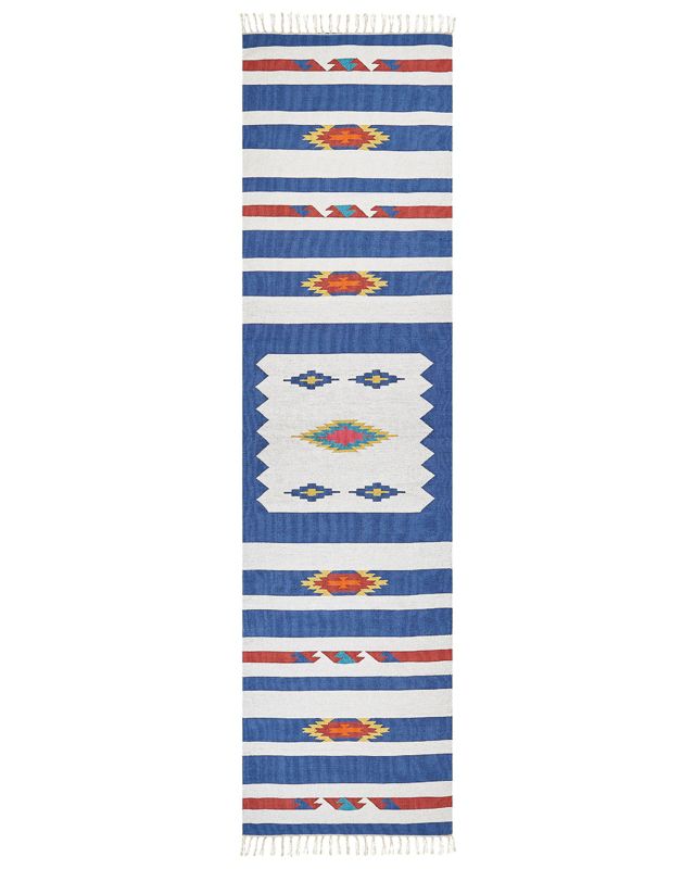 Dywan bawełniany kilim 80 x 300 cm wielokolorowy Varser 1 szt.