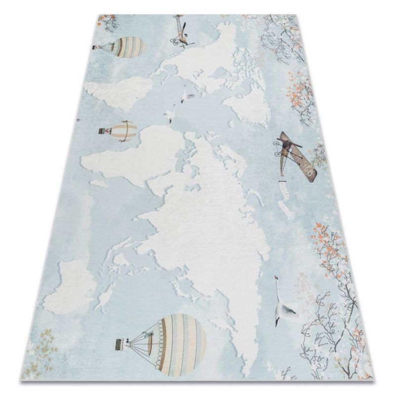 Dywan dla dzieci Bambino RugsX 80x150 cm niebieski I032 1 szt.