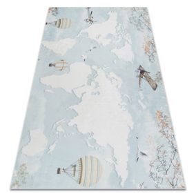 Dywan dla dzieci Bambino RugsX 80x150 cm niebieski I032 1 szt.