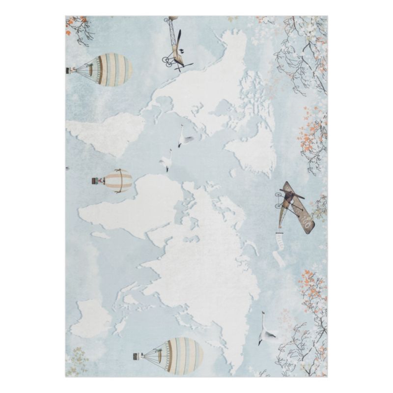 Dywan dla dzieci Bambino RugsX 80x150 cm niebieski I032 1 szt.
