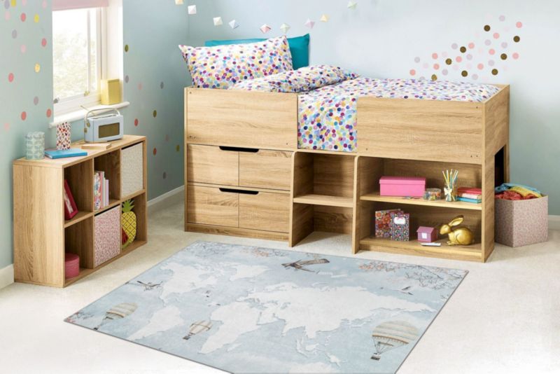 Dywan dla dzieci Bambino RugsX 80x150 cm niebieski I032 1 szt.