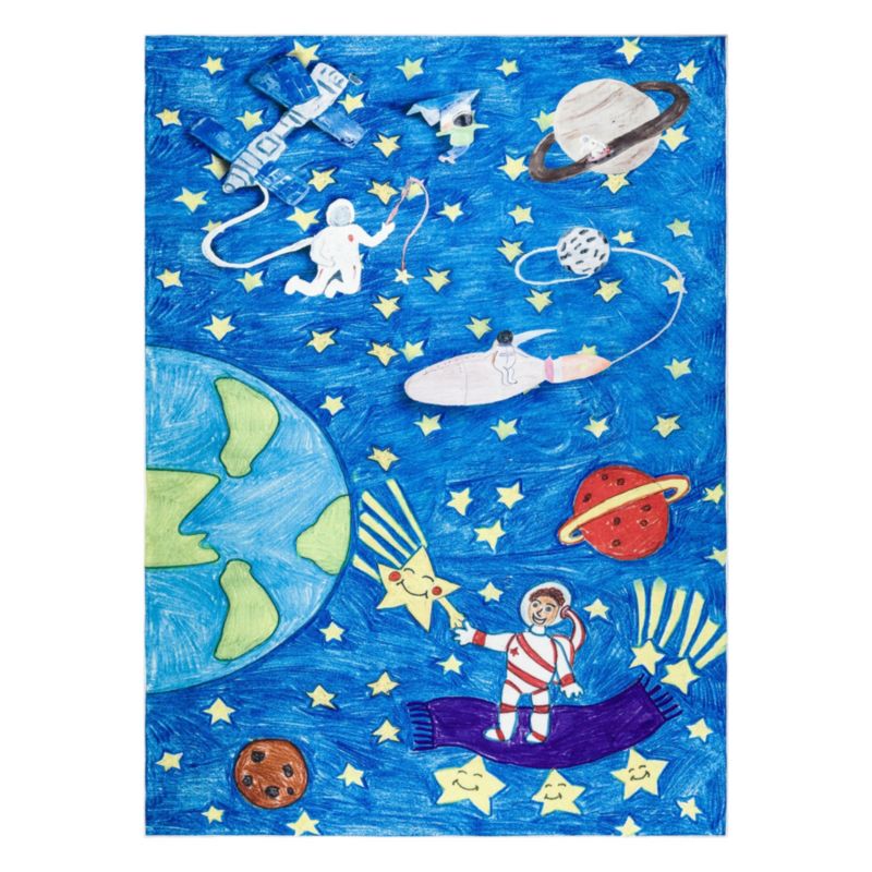Dywan dla dzieci Bambino RugsX 80x150 cm niebieski I168 1 szt.