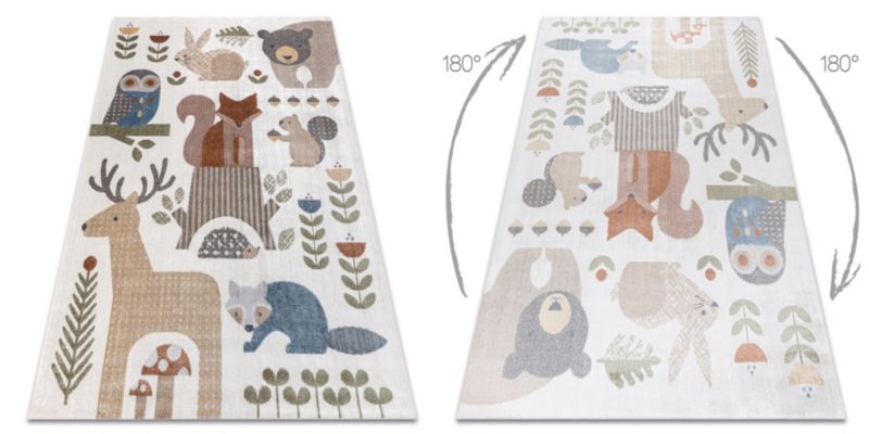 Dywan dla dzieci Bono RugsX 240x330 cm krem GR5153 1 szt.