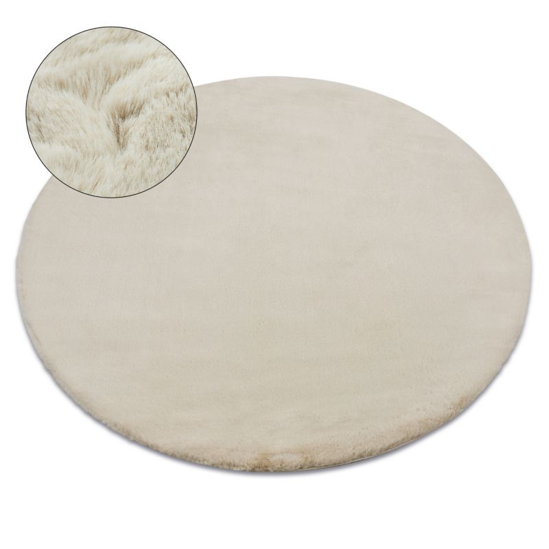 Dywan dla dzieci Bunny RugsX koło 100 cm beż C037 1 szt.