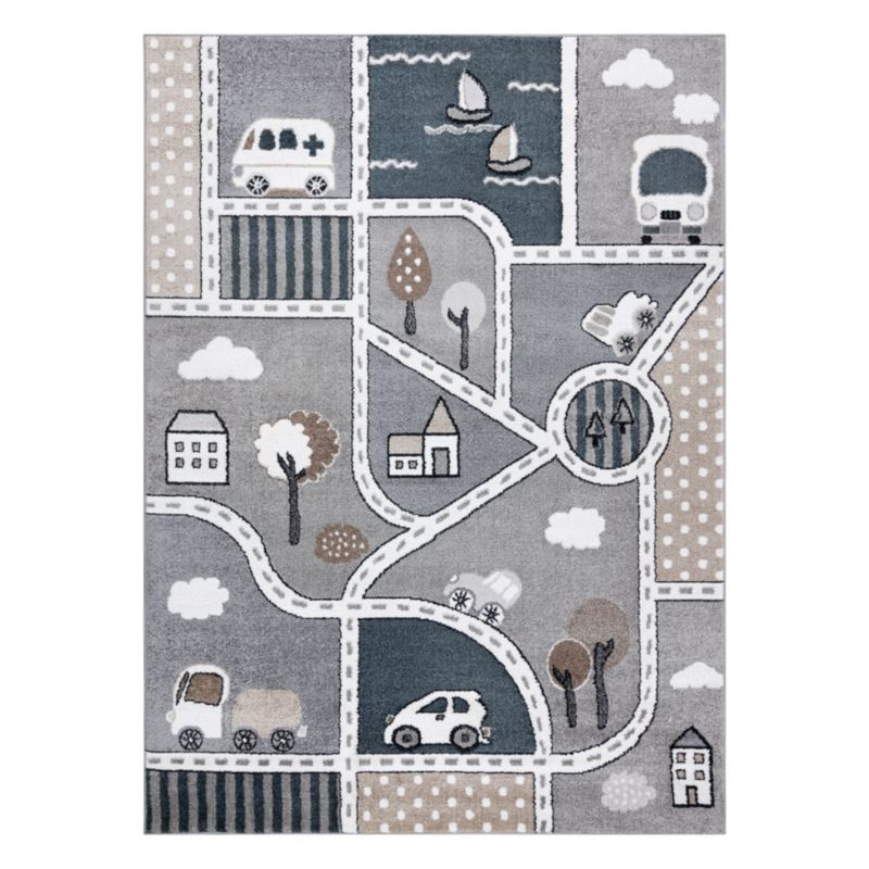 Dywan dla dzieci Fun RugsX 120x170 cm szary O288 1 szt.