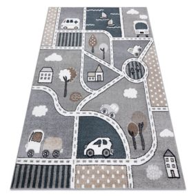 Dywan dla dzieci Fun RugsX 200x290 cm szary O212 1 szt.