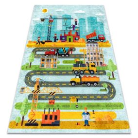 Dywan dla dzieci Junior RugsX 120x170 cm niebieski BR030 1 szt.