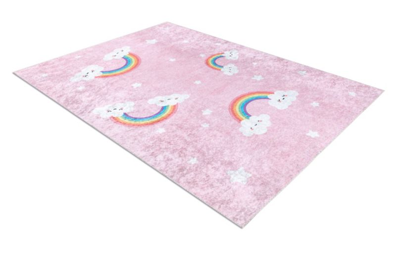 Dywan dla dzieci Junior RugsX 160x220 cm róż BR043 1 szt.
