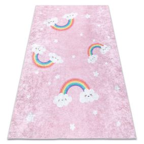 Dywan dla dzieci Junior RugsX 200x290 cm róż BR193 1 szt.