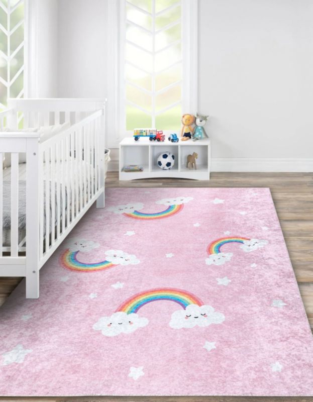 Dywan dla dzieci Junior RugsX 200x290 cm róż BR193 1 szt.