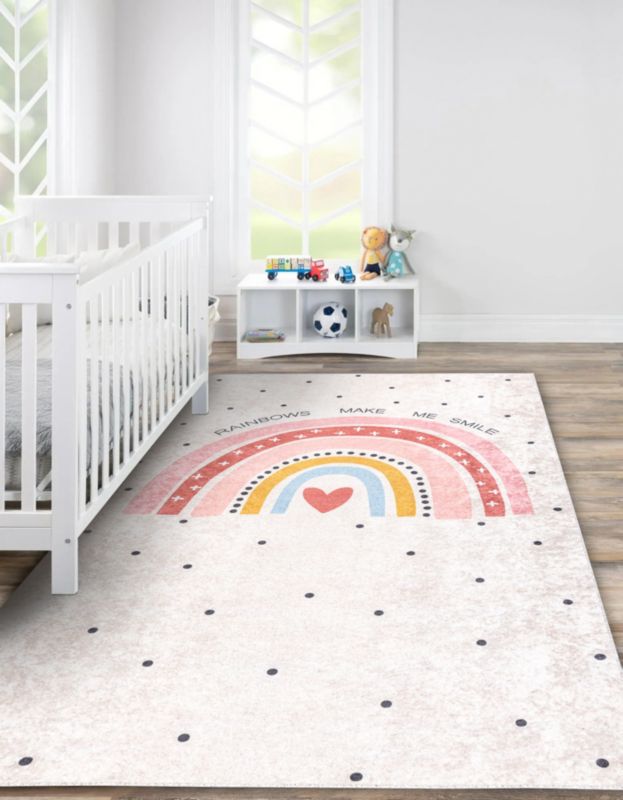 Dywan dla dzieci Junior RugsX 80x150 cm beż BR006 1 szt.