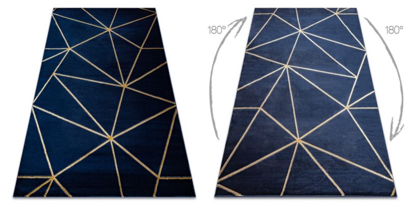 Dywan Emerald RugsX 120x170 cm niebieski AF697 1 szt.