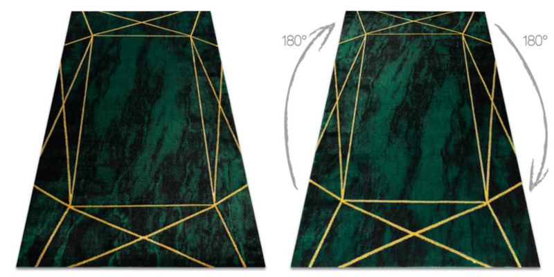 Dywan Emerald RugsX 240x330 cm zieleń AF352 1 szt.