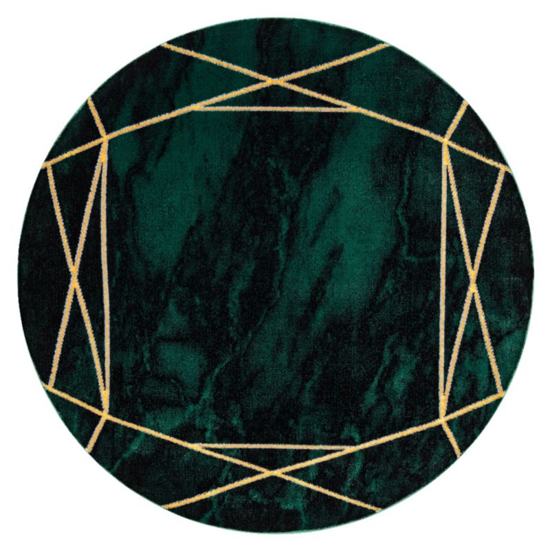 Dywan Emerald RugsX koło 120 cm zieleń AF538 1 szt.