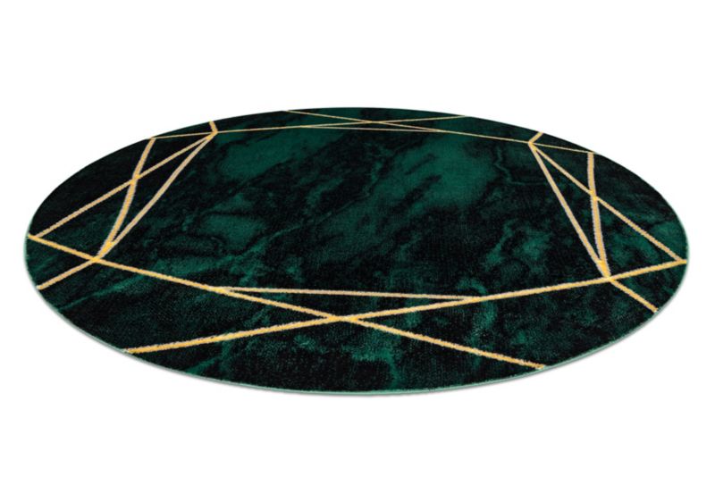 Dywan Emerald RugsX koło 120 cm zieleń AF538 1 szt.