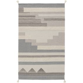 Dywan GoodHome Bi Fabric 80 x 150 cm niebieski / szary