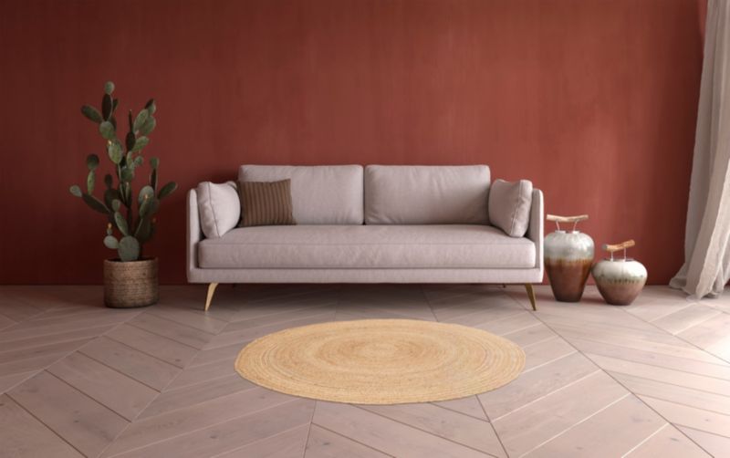 Dywan GoodHome Juta 60 x 90 cm koło