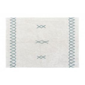 Dywan Lorena Canals ATLAS NATURAL VINTAGE BLUE L 170x240 niebieski 1 szt