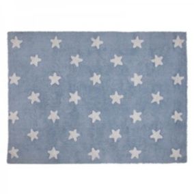 Dywan Lorena Canals dziecięcy BLUE STARS WHITE 120x160 niebieski 1 szt