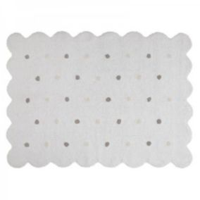 Dywan Lorena Canals dziecięcy GALLETA BLANCO 120x160 biały 1 szt