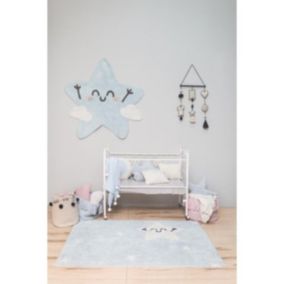 Dywan Lorena Canals dziecięcy HAPPY STAR 120x160 niebieski 1 szt