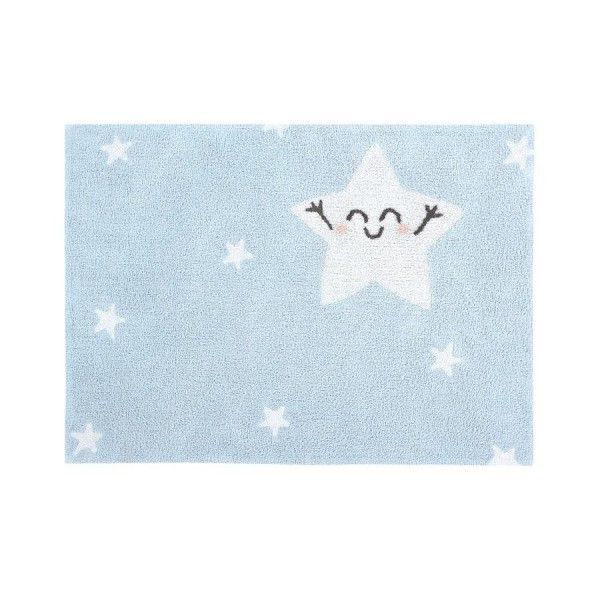 Dywan Lorena Canals dziecięcy HAPPY STAR 120x160 niebieski 1 szt