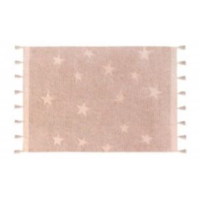 Dywan Lorena Canals dziecięcy HIPPY STARS VINTAGE NUDE 120x175 różowy 1 szt
