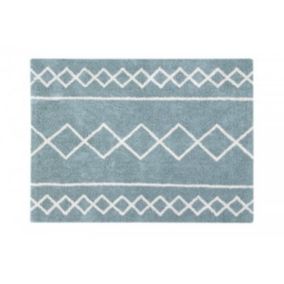 Dywan Lorena Canals dziecięcy OASIS VINTAGE BLUE NATURAL 120x160 niebieski 1 szt