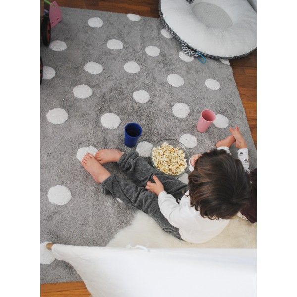 Dywan Lorena Canals dziecięcy TOPOS GRIS/GREY 120x160 szary 1 szt