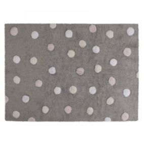Dywan Lorena Canals dziecięcy TOPOS TRICOLOR GREY ROSA/PINK 120x160 szary 1 szt