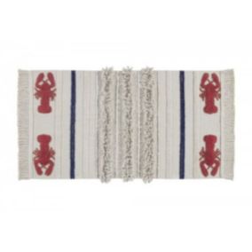 Dywan Lorena Canals MINI LOBSTER 80x140 beżowy/czerwony 1 szt