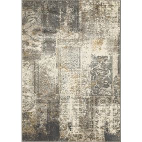 Dywan Lush Sewing 160 x 230 cm beżowy