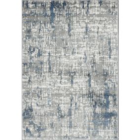Dywan Lush Teers 133 x 190 cm popielaty