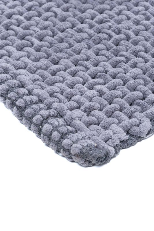 Dywan Multidecor Belweder 67 x 120 cm ciemny szary 1 szt.
