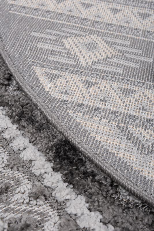 Dywan Multidecor Chiara 120cm koło aztecki szary 1 szt.