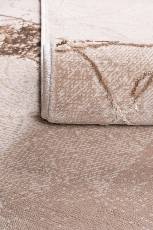 Dywan Multidecor Creation 120 cm koło marmur kolory ziemi 1 szt.