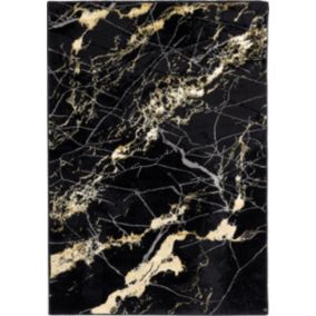Dywan Multidecor Creation 120 x 170 cm marmur czarno-złoty 1 szt.