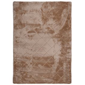 Dywan Multidecor Cubic 160 x 230 cm kwadraty beżowe 1 szt.