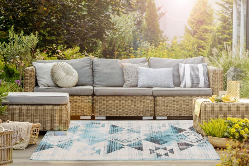 Dywan Multidecor Dara 120 x 170 cm geometria turkus 1 szt.