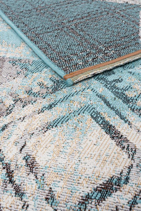 Dywan Multidecor Dara 120 x 170 cm geometria turkus 1 szt.